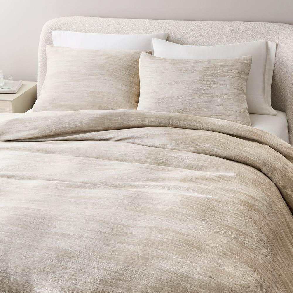 West Elm Silky TENCEL Striated Sham Pillow